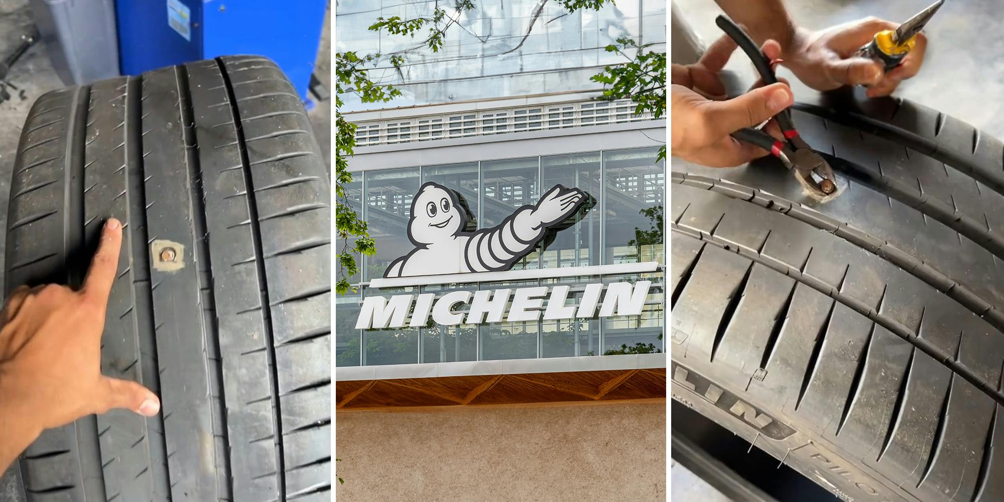 Auto shop worker shares why it really costs $80 to patch your Michelin tires