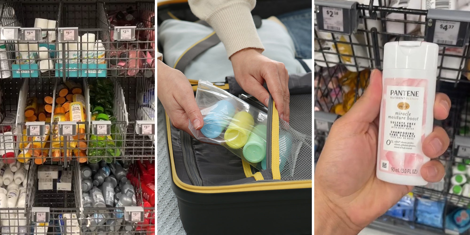 Shopper warns against buying ‘travel sized’ toiletries