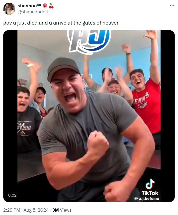 We're Costco guys meme with a screenshot of the 'just give me the money' prank video.