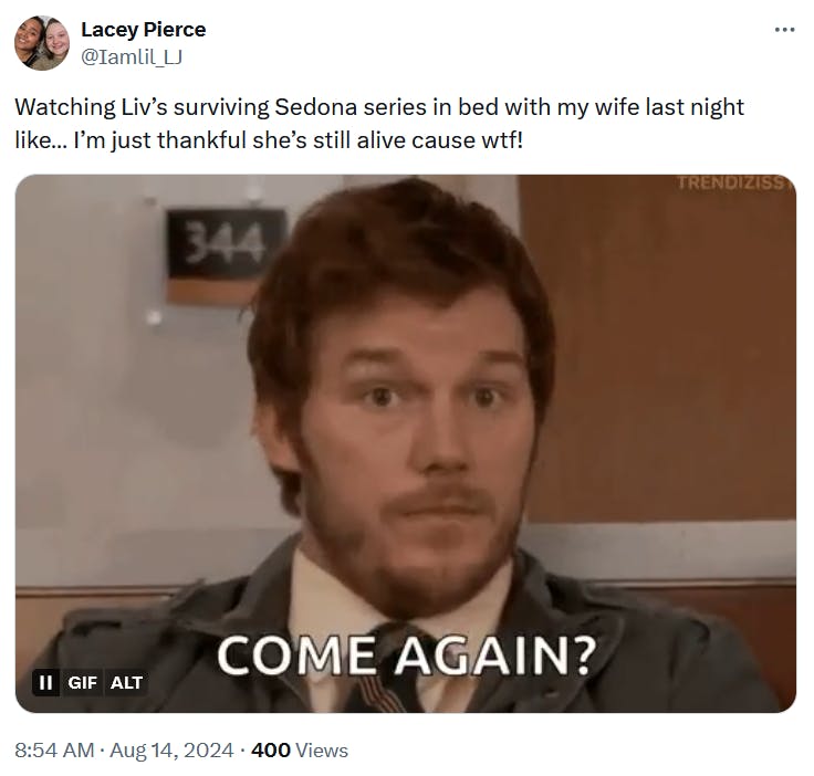 'Who the fuck did I marry' meme with the 'come again' gif from Parks and Recreation.