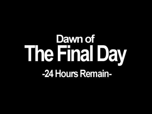 Dawn of the final day 24 hours remain meme as seen on Reddit