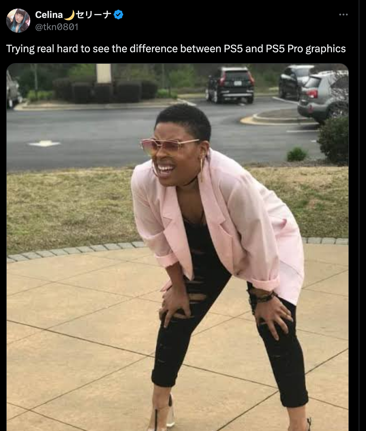 PlayStation 5 pro hard to see difference meme by @tkn0801