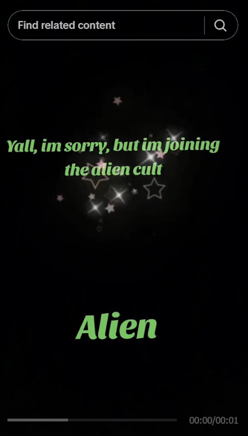 What Is The Alien Cult Meme On TikTok?