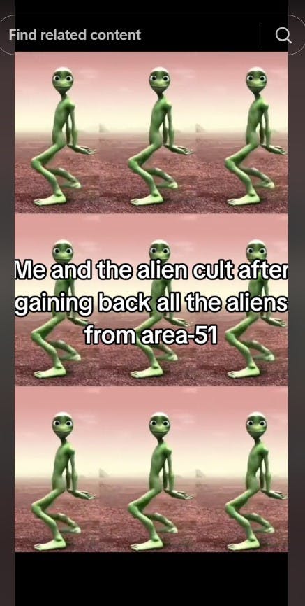 me and the alien cult after gaining back all the aliens from area 51