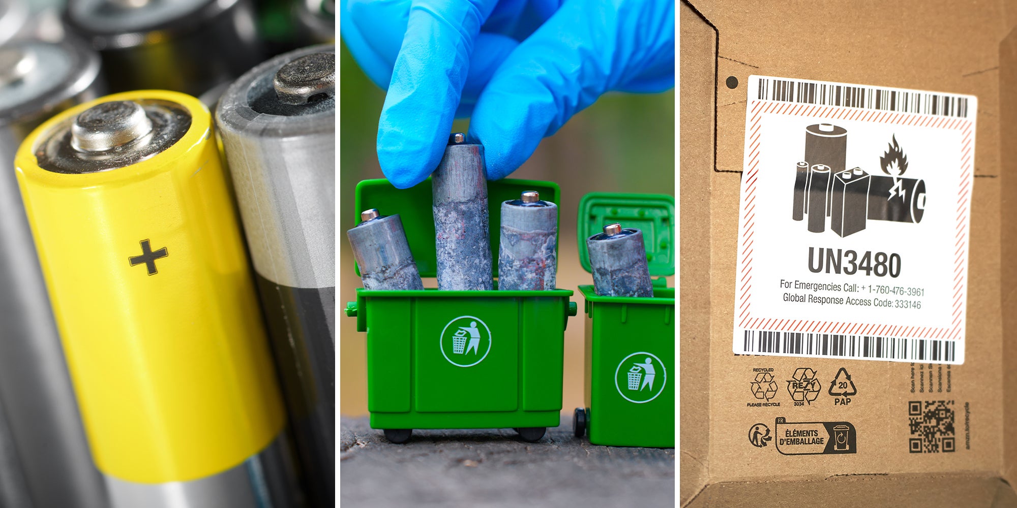 Homeowner shows what happens when you throw lithium batteries in the trash