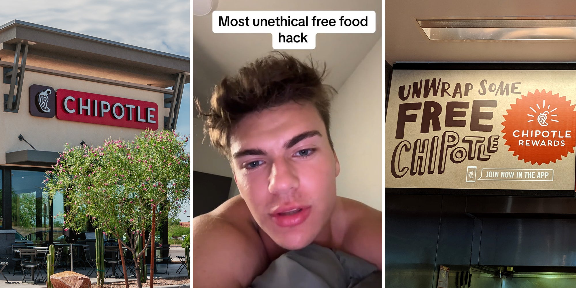 Man shares ‘unethical life hack’ to getting free food at places like Chipotle