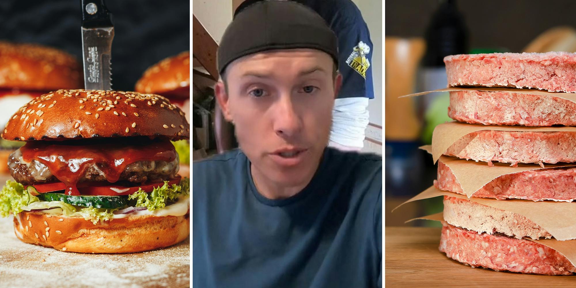 Man issues warning on frozen burger patties after tragedy