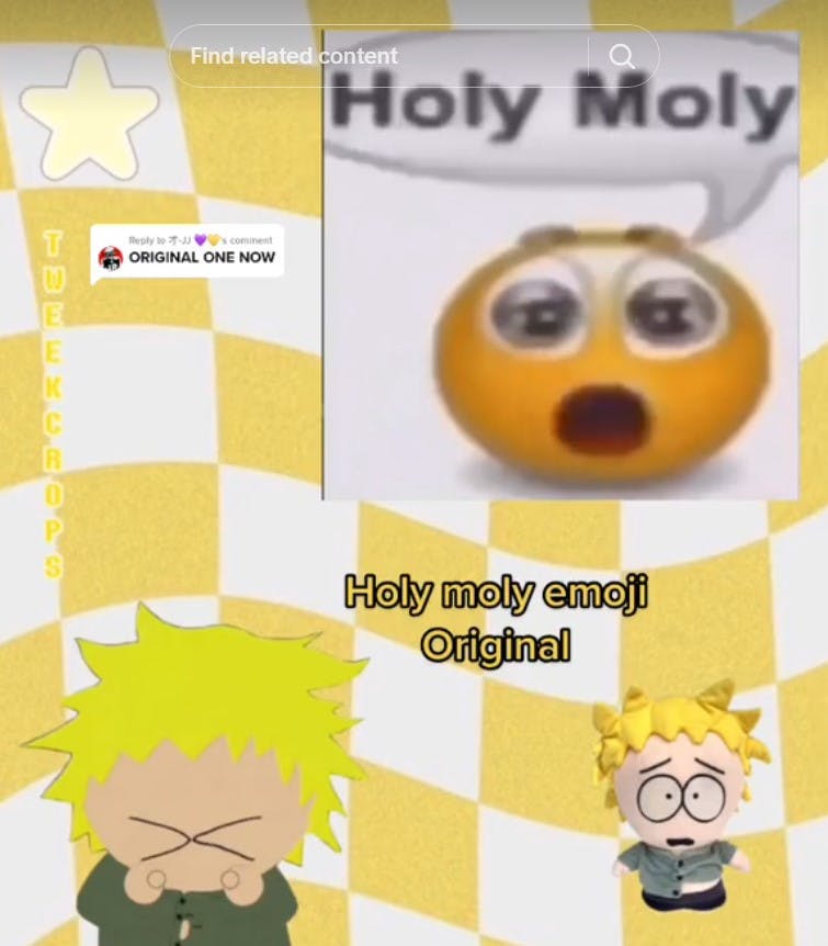 butters holy moly meme