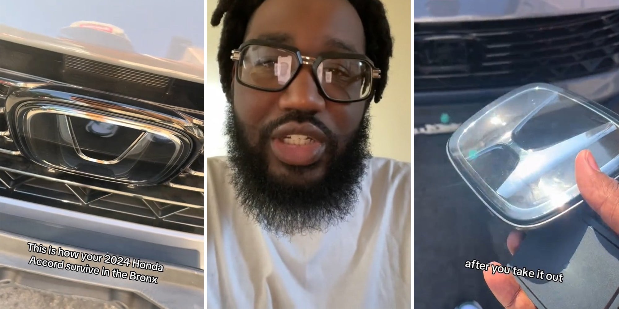 Man shows how to remove the sensor on your Accord that gets stolen when you park