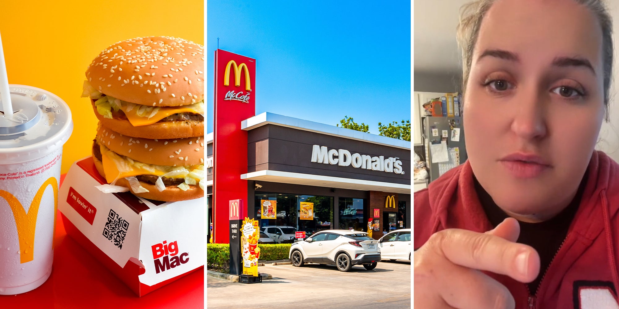 McDonald's customer orders a side of bacon for $1.99. Then she opens the box