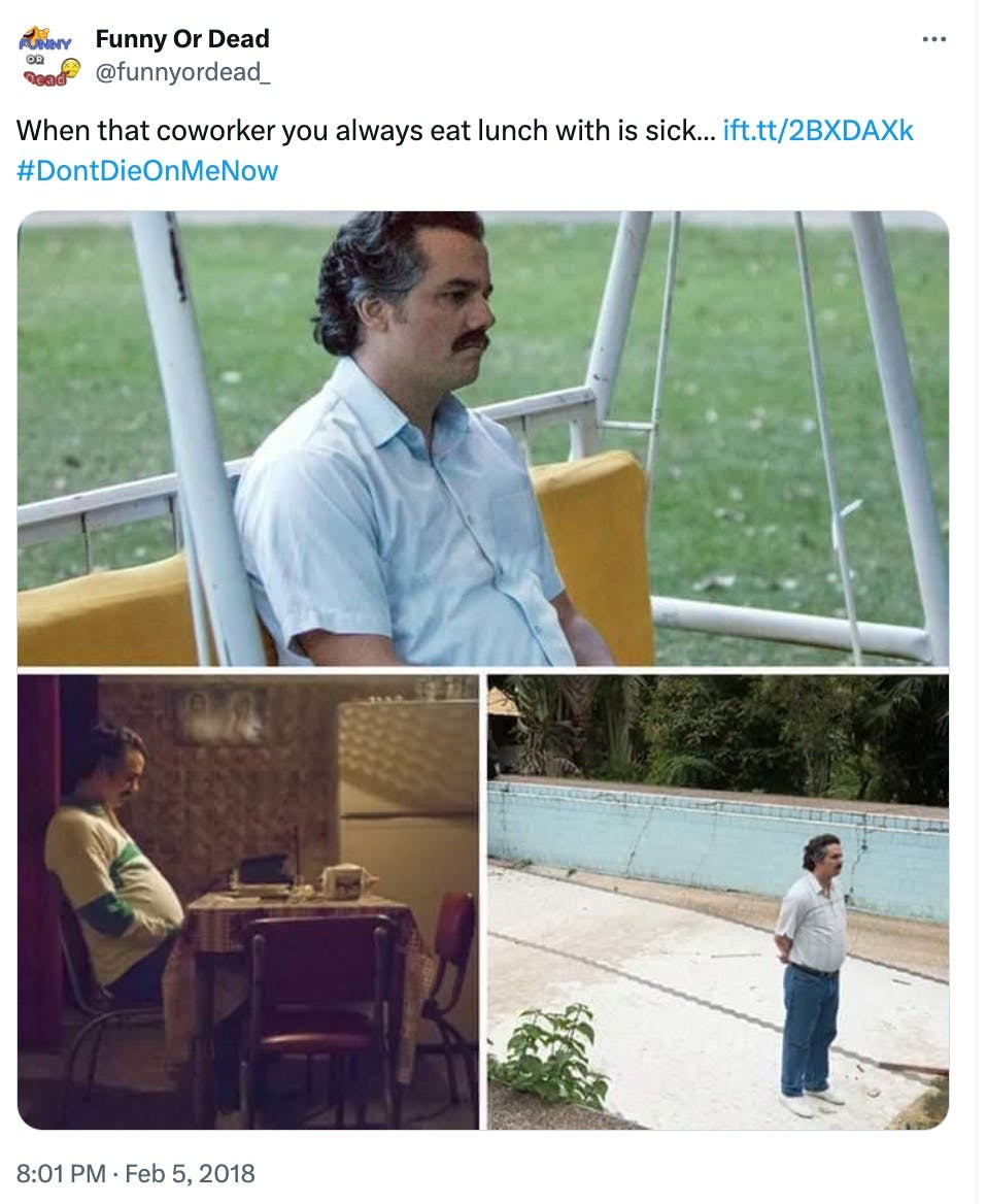 pablo escobar meme