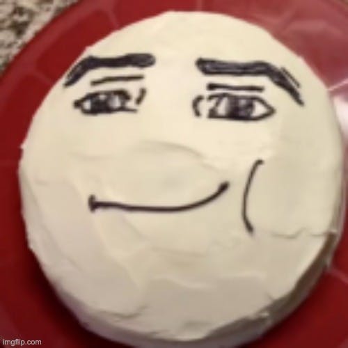 roblox man face cake