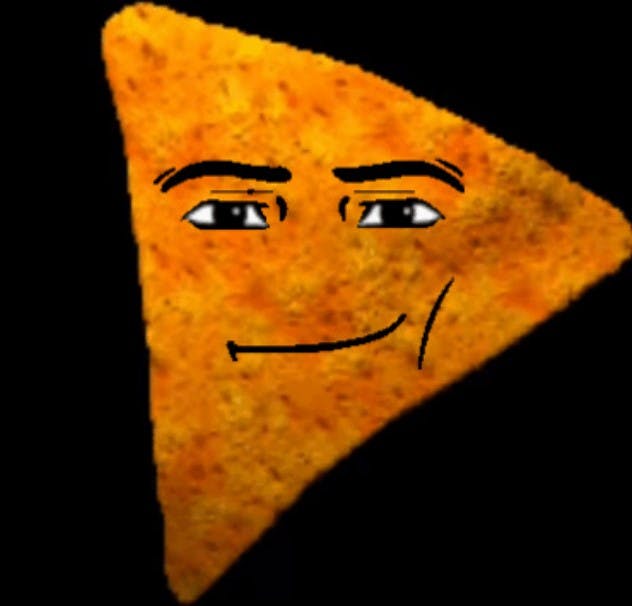 dorito roblox man face