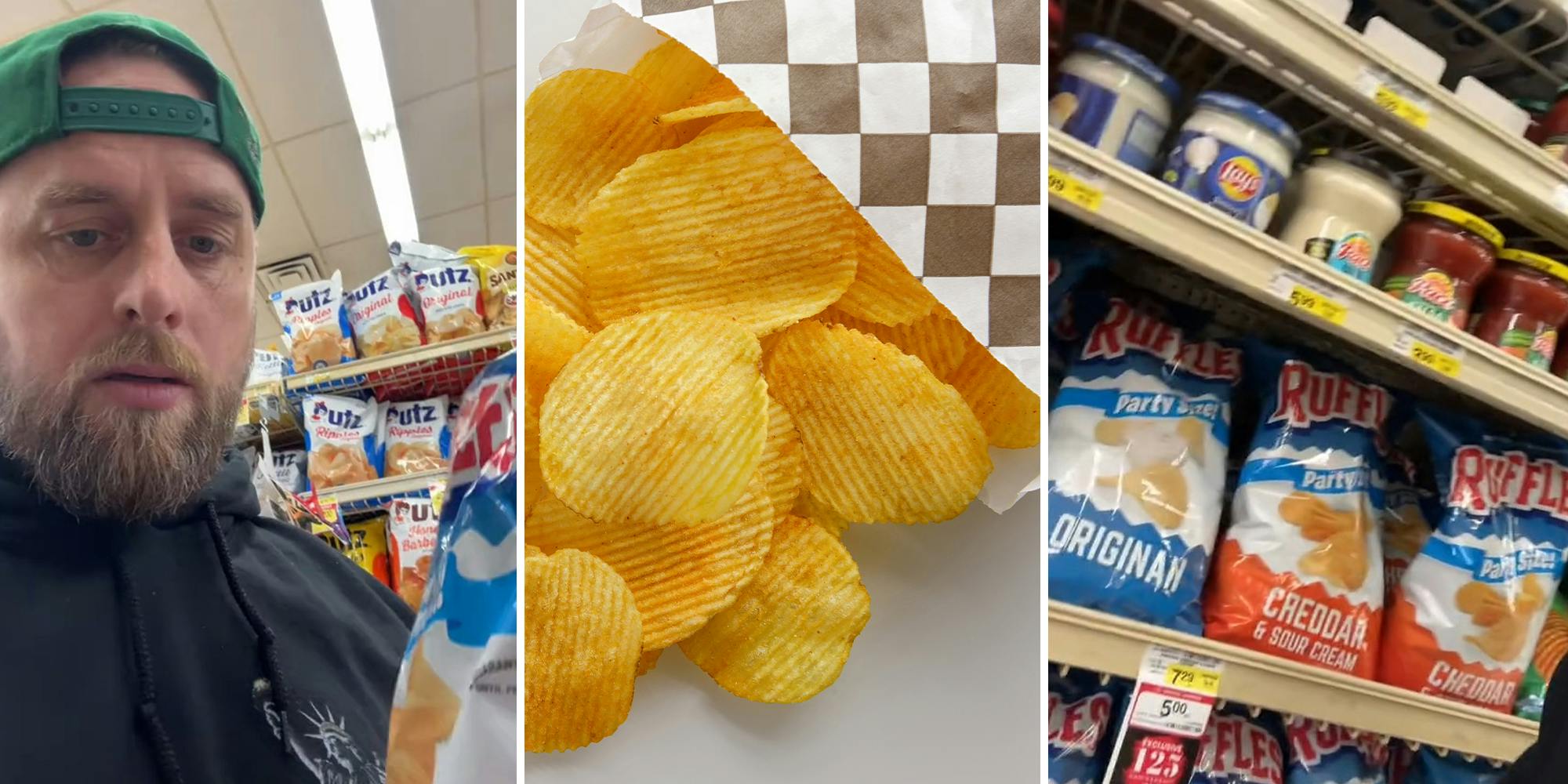 shopper spots Ruffles chips on sale for $5. He can’t believe their original price