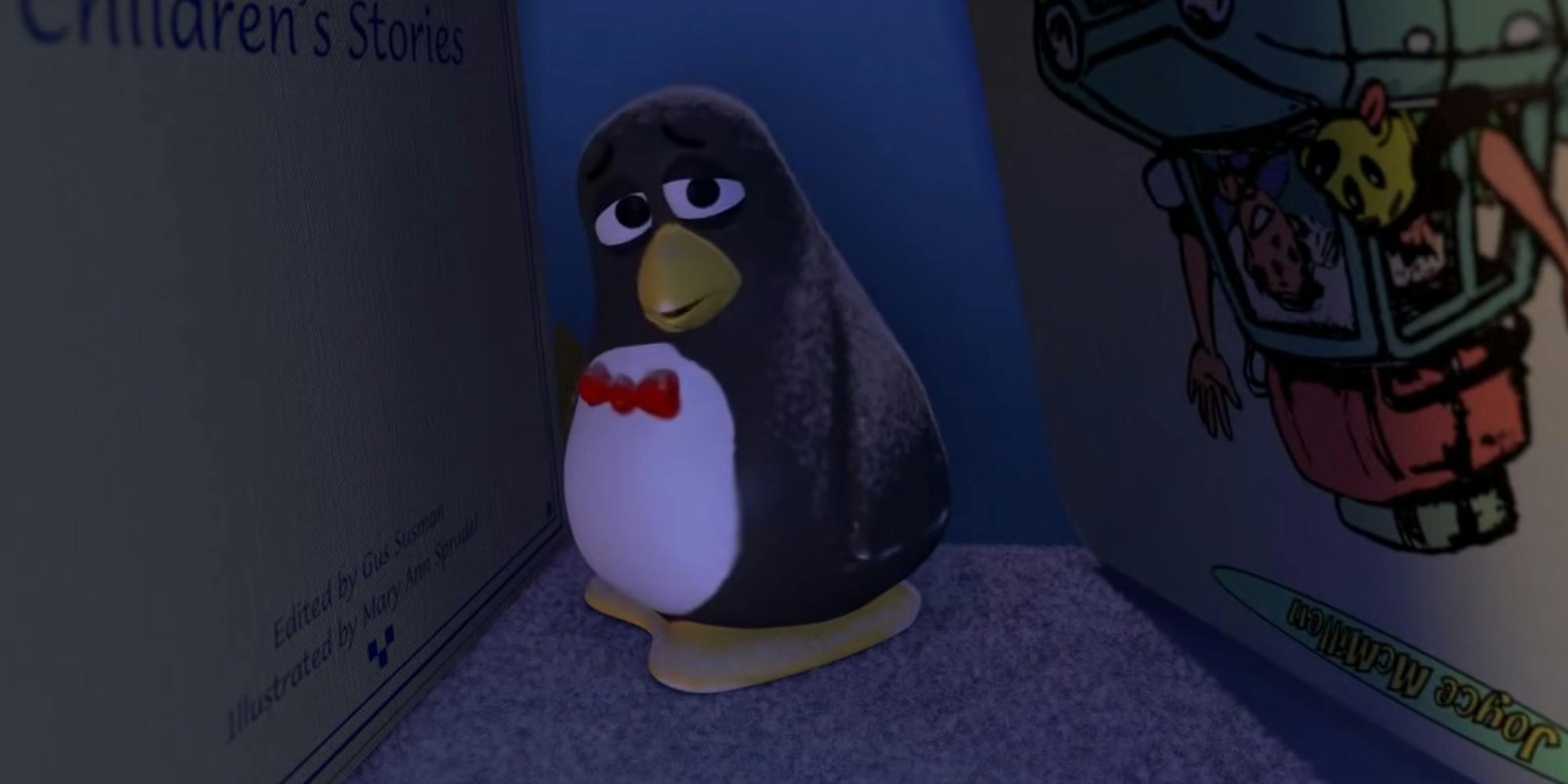 sad penguin meme