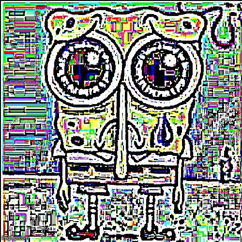 fried sad spongebob