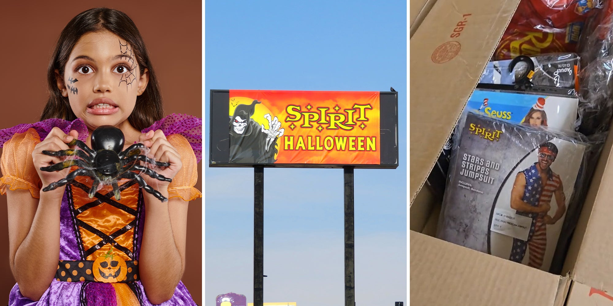Spirit Halloween worker puts out new merchandise