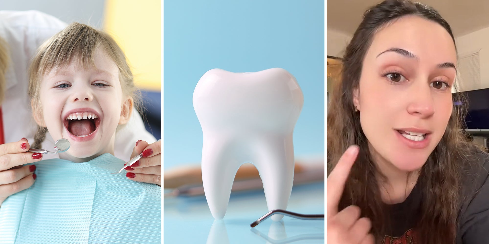 Woman issues warning about the silver teeth caps after she’s stuck with them at 26