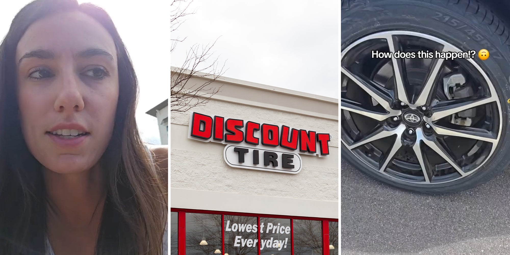 Toyota driver notices something suspicious after going to Discount Tire