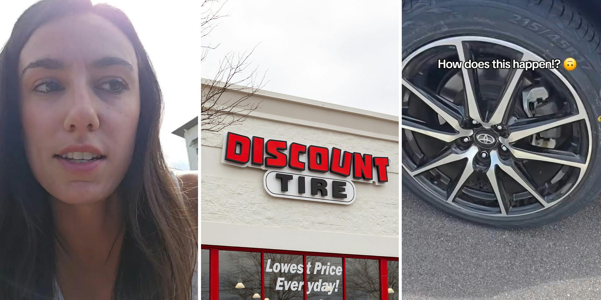 Toyota driver notices something suspicious after going to Discount Tire