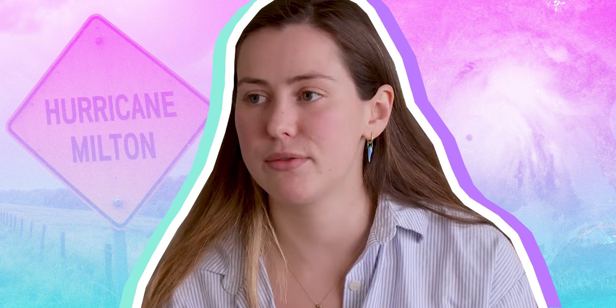 Caroline Calloway in colorful background