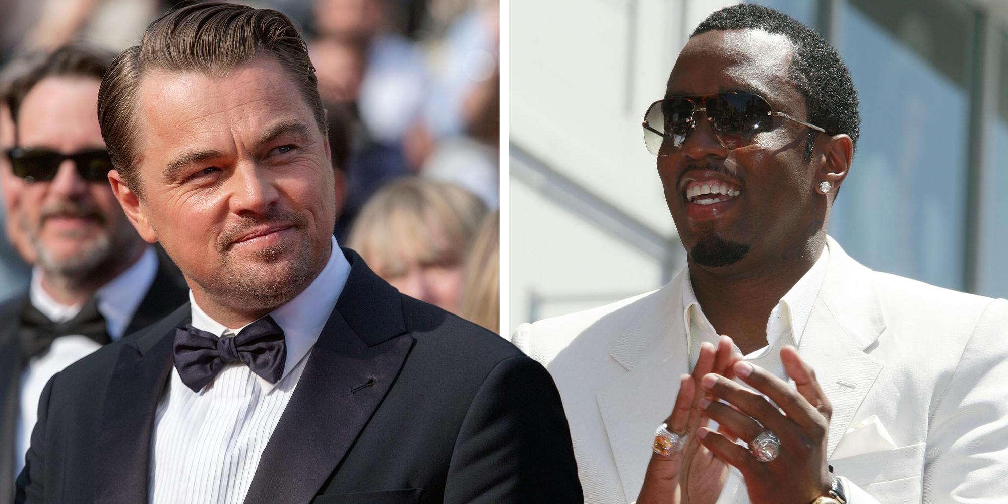 Leonardo DiCaprio (l) P Diddy(r)