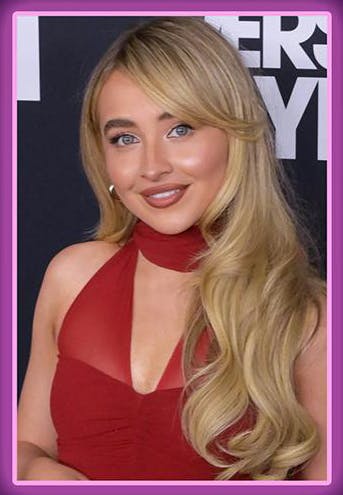 Sabrina Carpenter. There is a Daily Dot newsletter web_crawlr 2024 Daily Dot Hall of Fame frame around them.