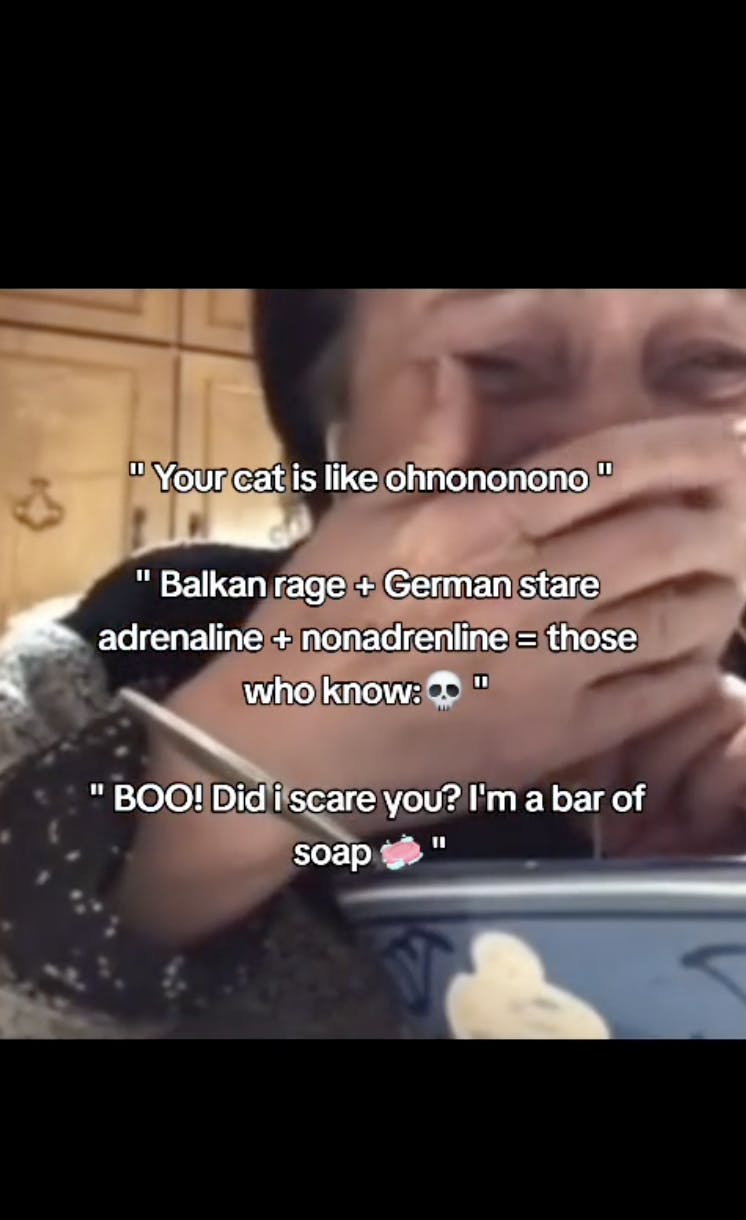 Balkan rage copypasta meme TikTok.