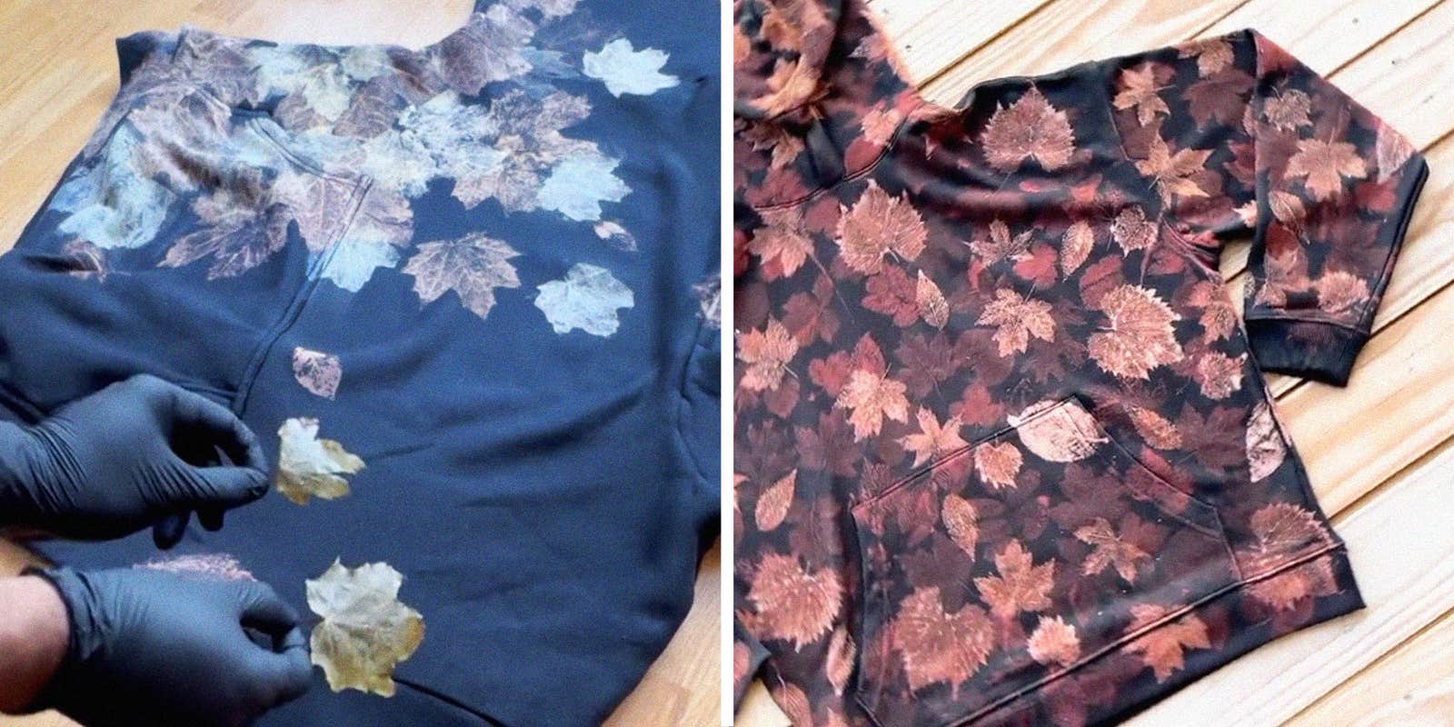Everything you need to know about the bleach leaf hoodie that s taking over DIY TikTok