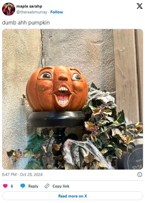 absurd face pumpkin