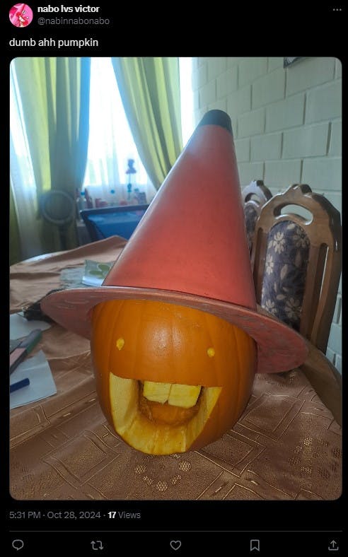 wizard dumb ahh pumpkin