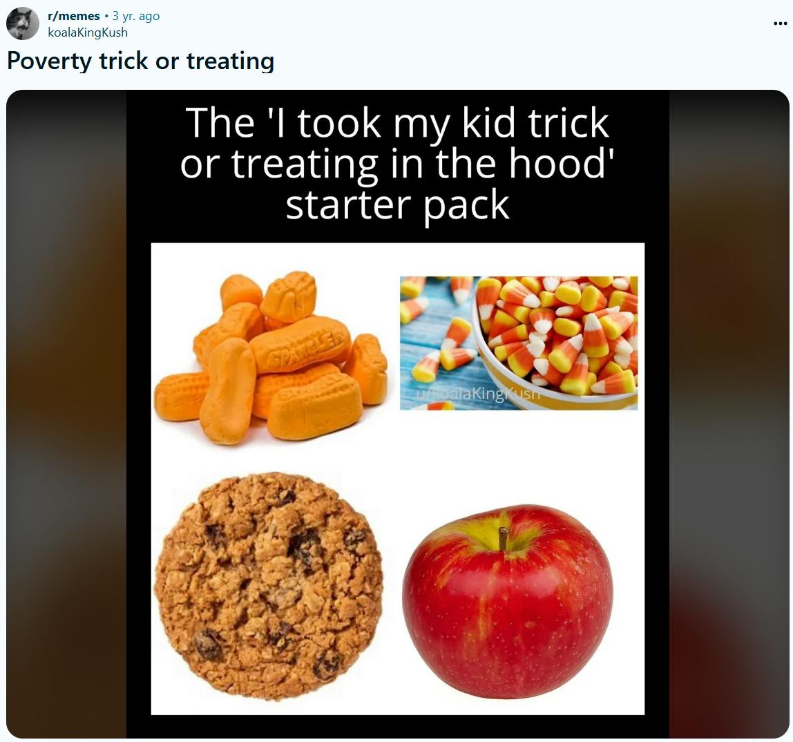 Funny trick or treat memes