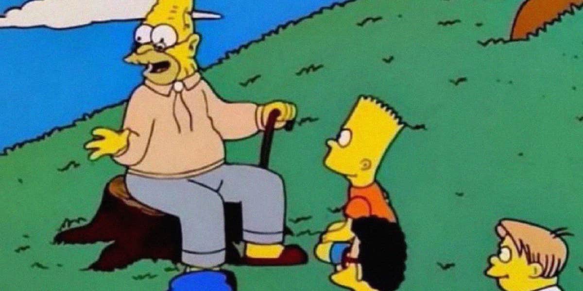 Old Simson The Grandpa Abe Simpson Meme Is A Tribute To The Good Old Days