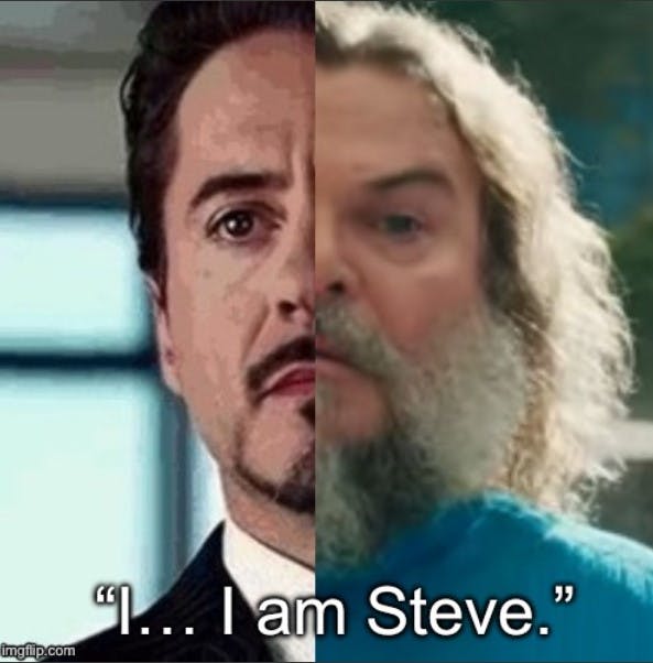 i am iron man i am steve split