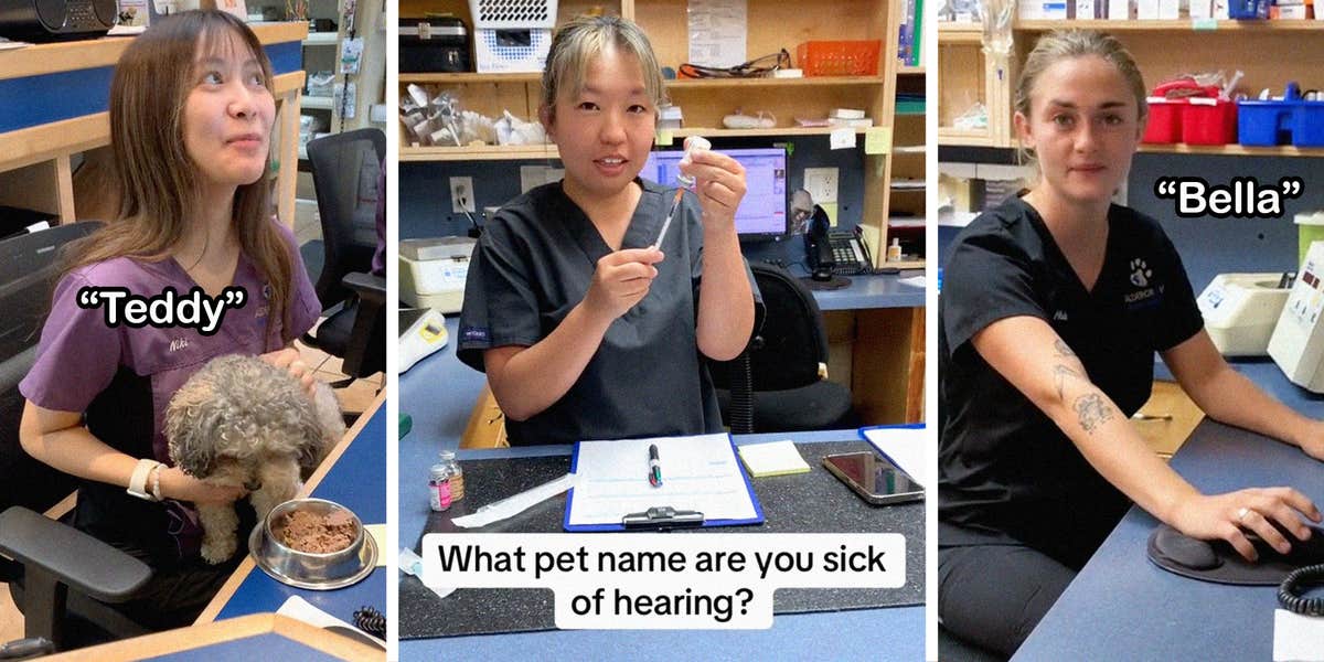 Vets are dishing out the pet names they’re sick of hearing on TikTok