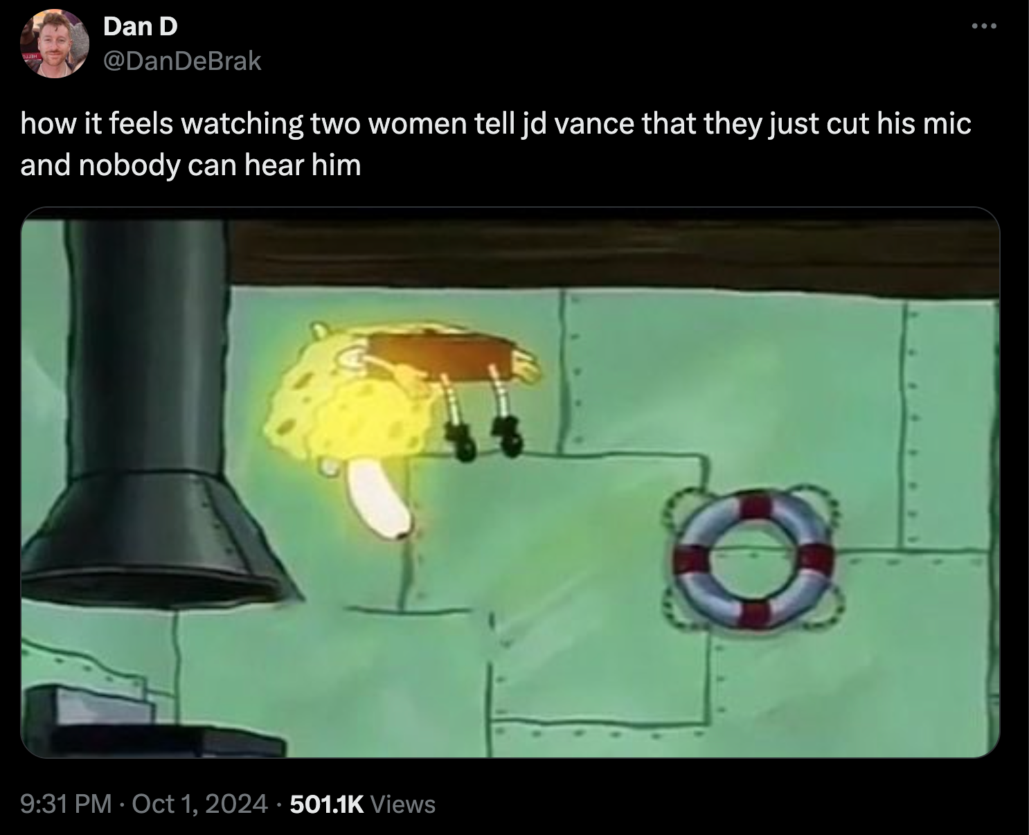 spongebob floating meme jd vance