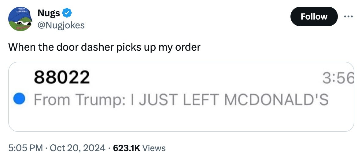 trump mcdonalds meme