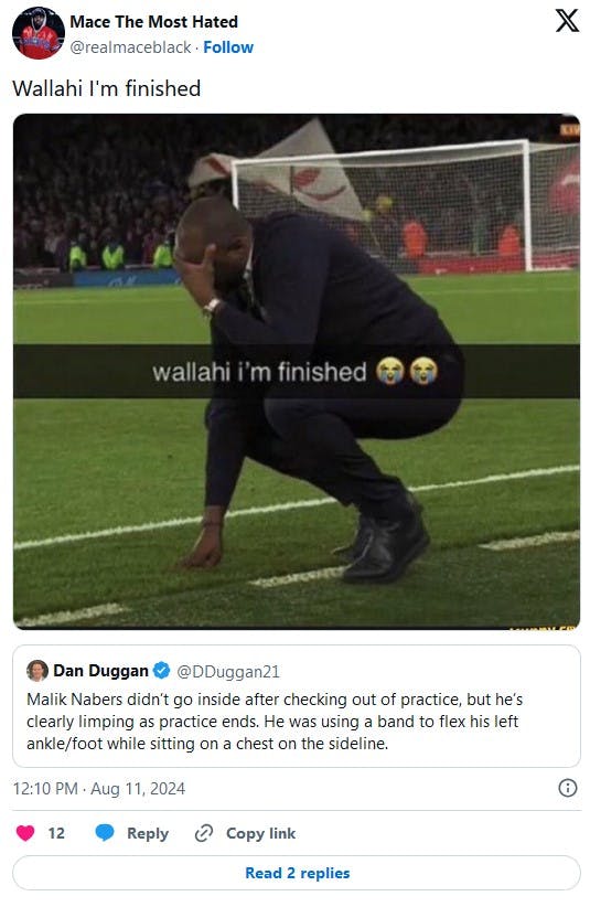 wallahi i'm finished fantasy football meme