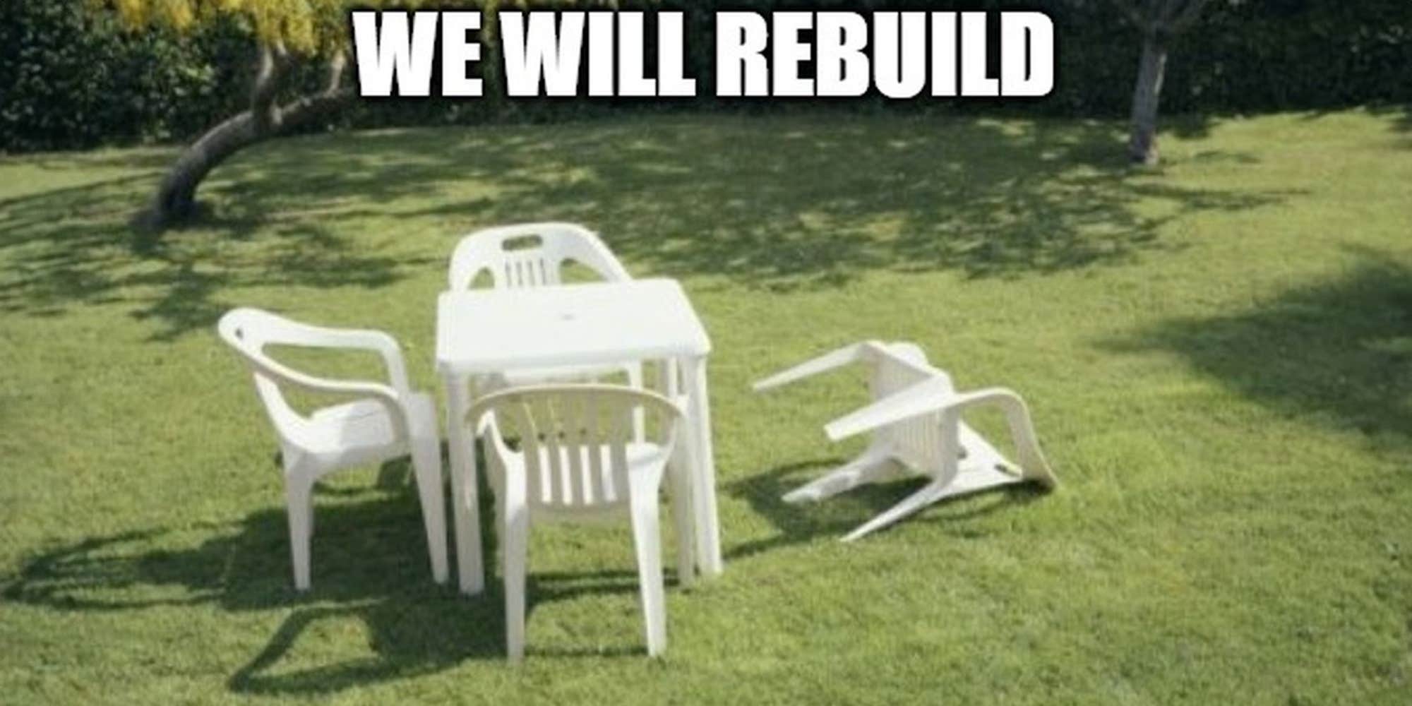 The 'We Will Rebuild' Meme Returns With Every Natural Disaster