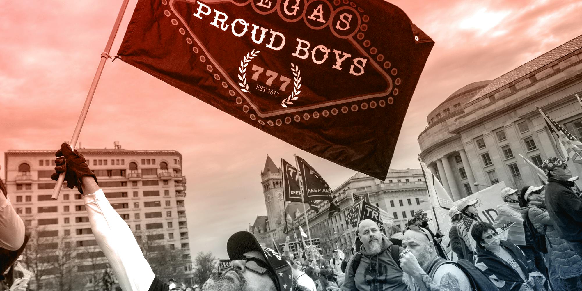 One single image of the Proud boys during Jan 6th.