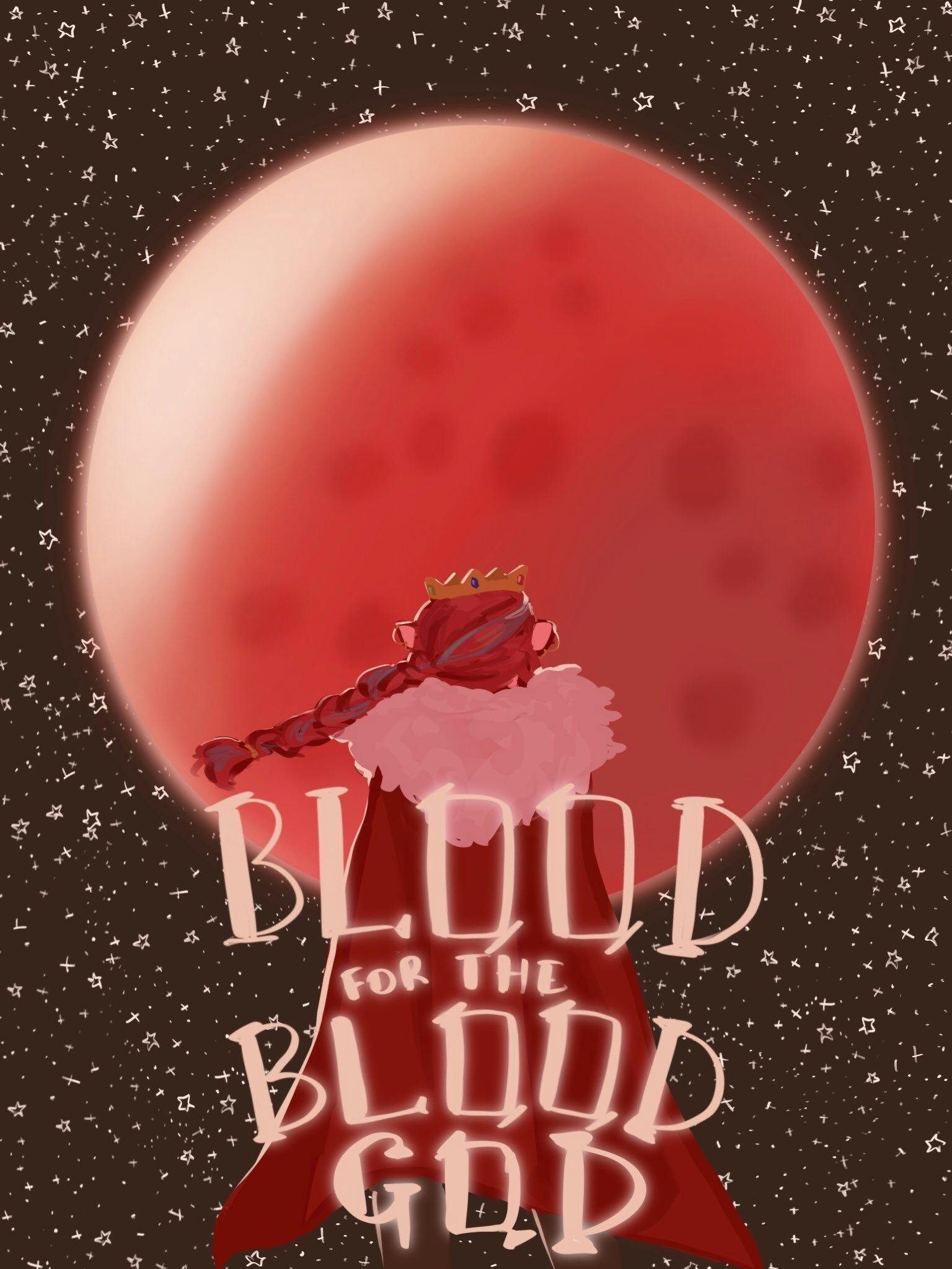 blood with the blood god drawing