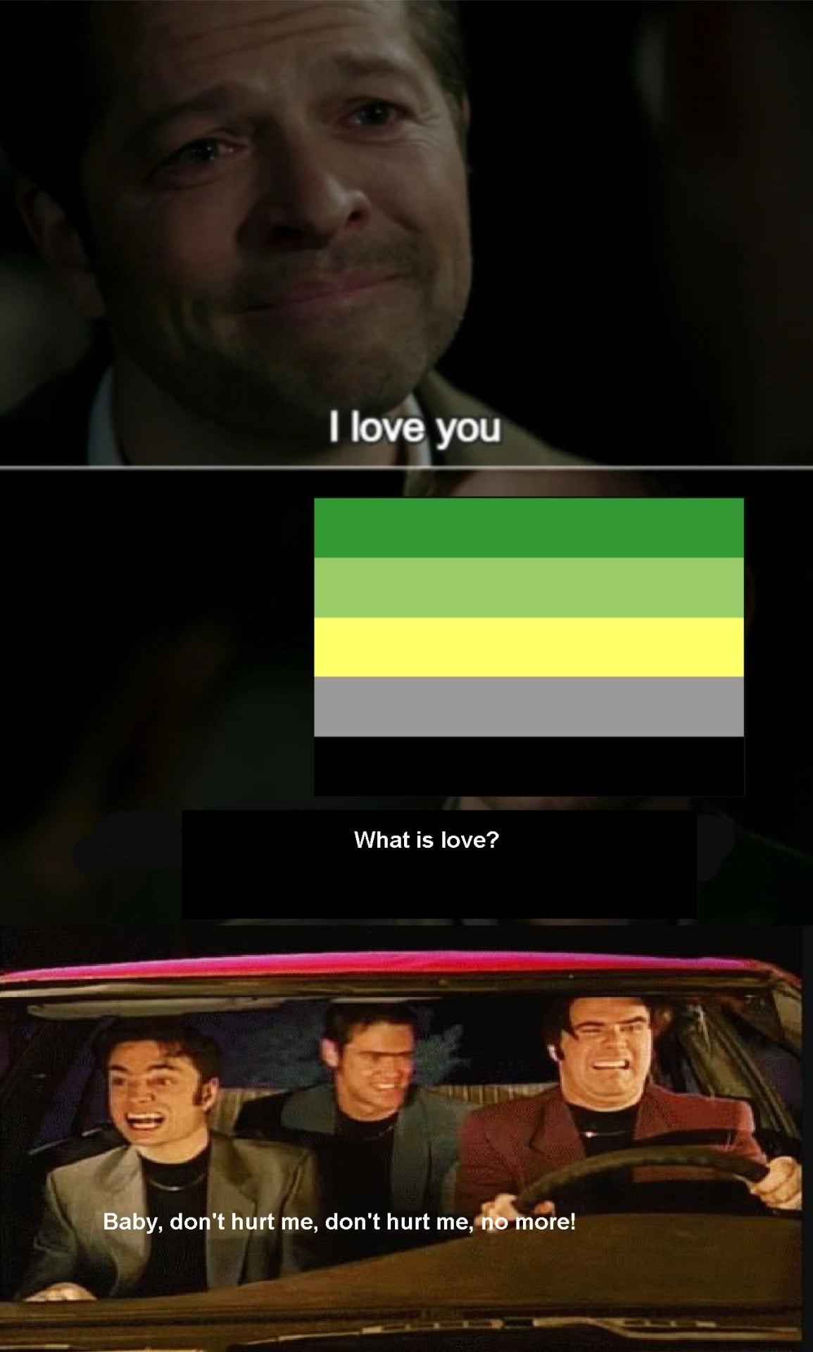 what is love destiel meme