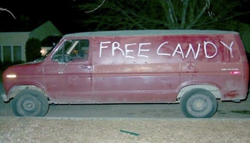 Original free candy van