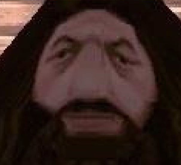 ps1 hagrid close up