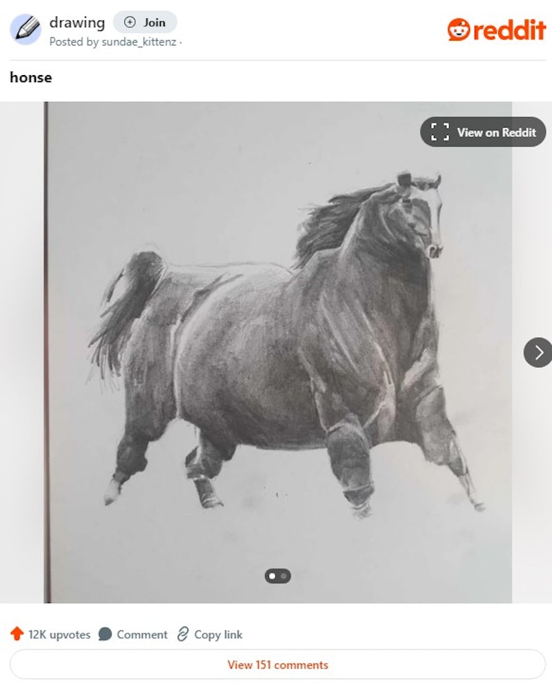 Honse: The Horse Meme With Chunky Proportions