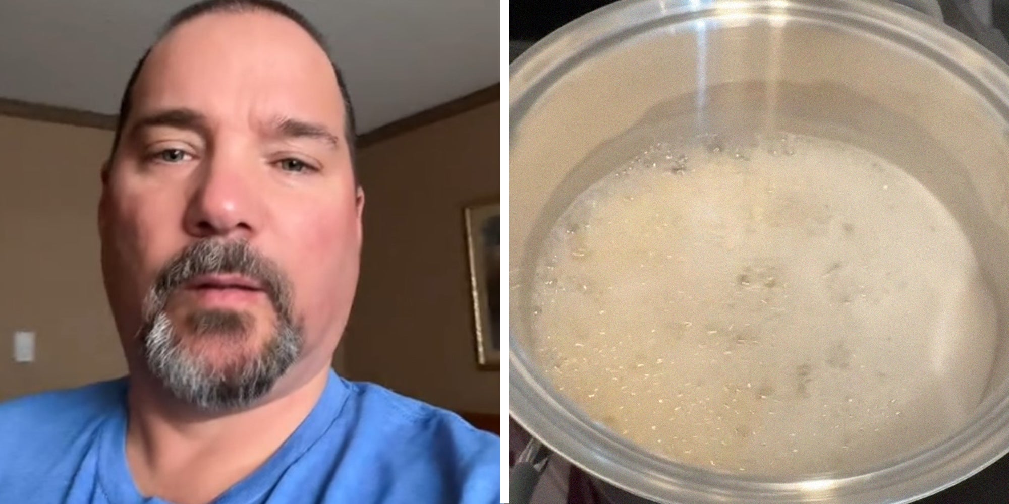 Man shares how to properly boil.
