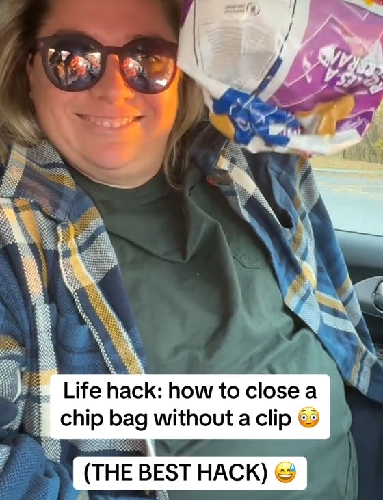 How to close a bag of chips