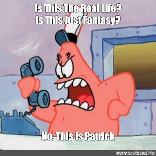 bohemian rhapsody no this is patrick