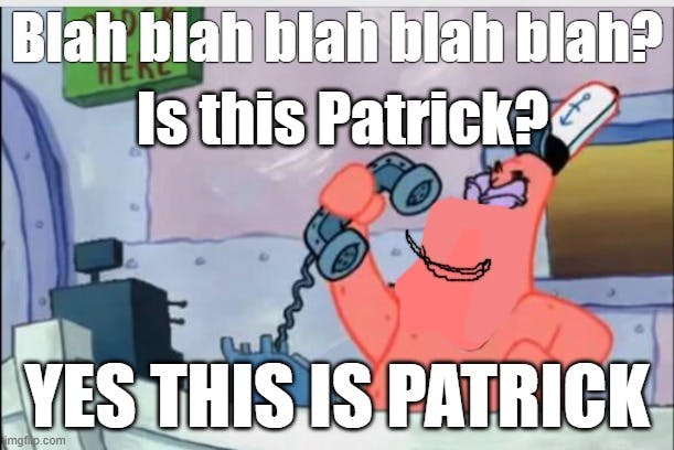 yes this is patrick