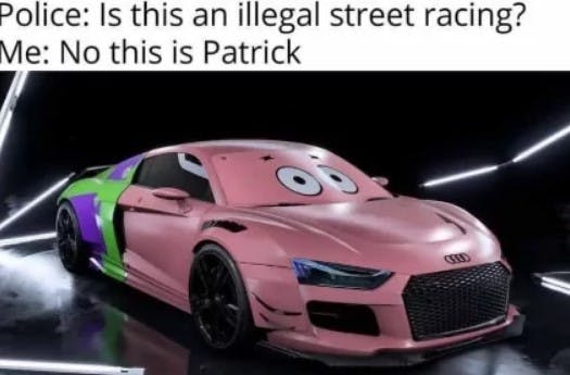 no this is patrick cars meme